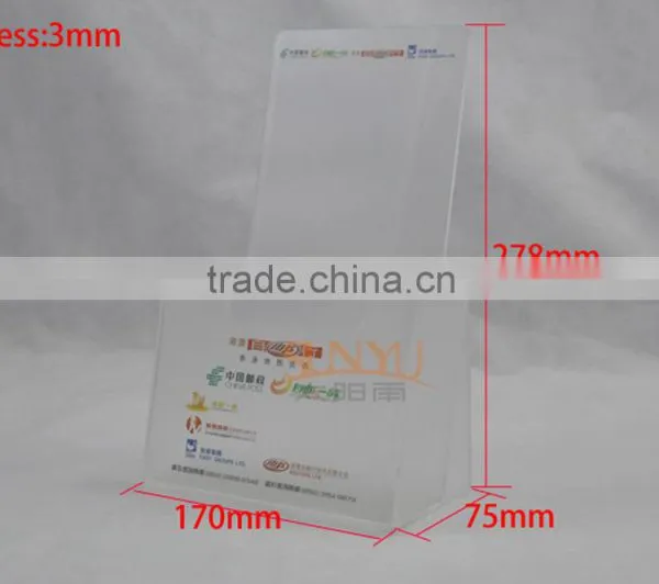 Original Factory Frosted Acrylic Pritned Brochure Holder photo-6