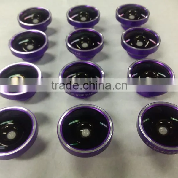 High Quality Universal Clip-on 0.4x Super Wide Angle Mobile Phone Lens photo-2