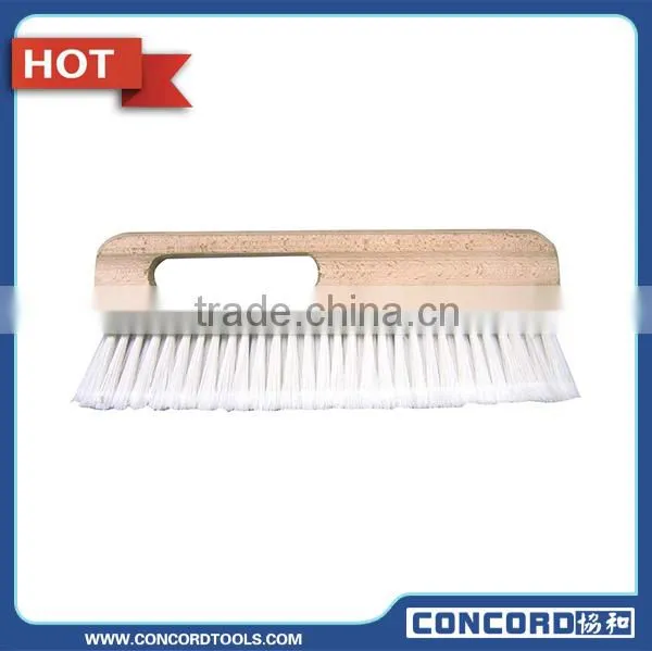 12" Wallpaper Brush Beech Wood Handle White Color PP Hair Wall Paper Tools Wallcovering Brush