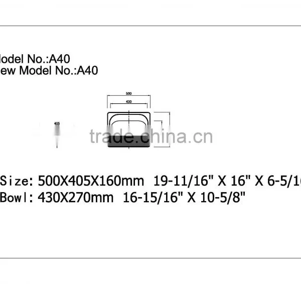 Wallmounted Laundry Stainless Steel Bathroom Sink photo-3
