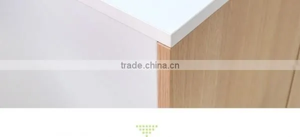 Office Wooden Filling Cabinet Locking Wood Storage Bookcase photo-4