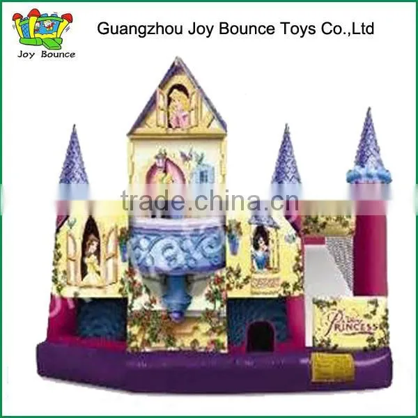 Inflatable Bouncers Games Pink Princess Inflatable Jumping Castle