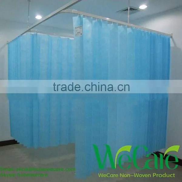 Hospital Cubicle Bed Screen Curtain With Fire Proof and Anti Bacterial