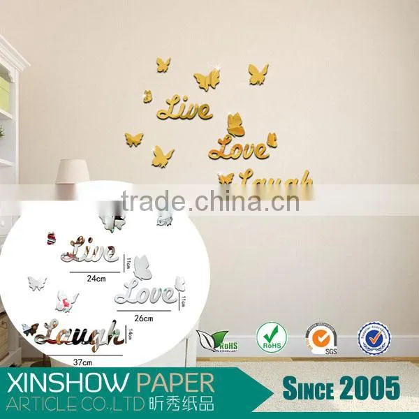 Acrylic TV Bathroom Wall Home Decoration Mirror Sticker
