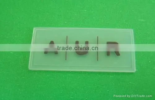 Trasnparent Rubber Label photo-4