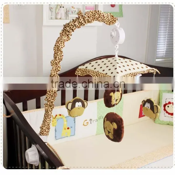 Baby Bed Mobile Musical Hanging Toys Plush Animal Toy Baby Bed Bell photo-2