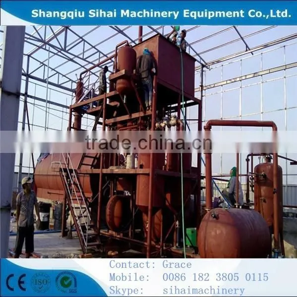 Engine Oil Regeneration Machine by Vacuum Distillation Plant