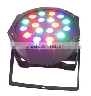 China Best Price LED Par 64 Light With 18Pcs 1W RGBW 4in1 for Entertainment Lighting photo-4