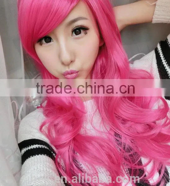2015 New Arrival Hot Sale Cheap Synthetic Long Hair Wigs photo-3