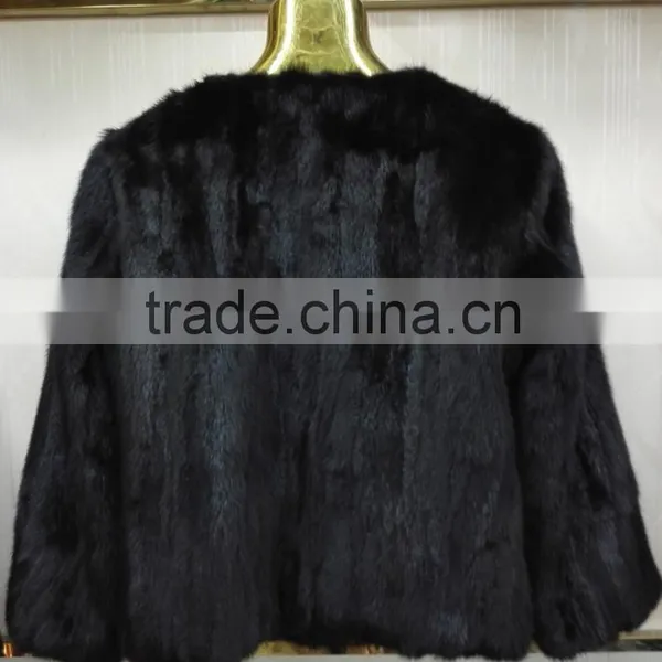 Korean Women Winter Mink Fur Clothes 2015 photo-4