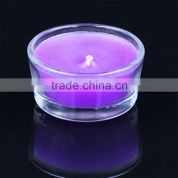 Bar Restaurant Use Colorful Smokeless Soy Wax Scented Candles in Glass Jars