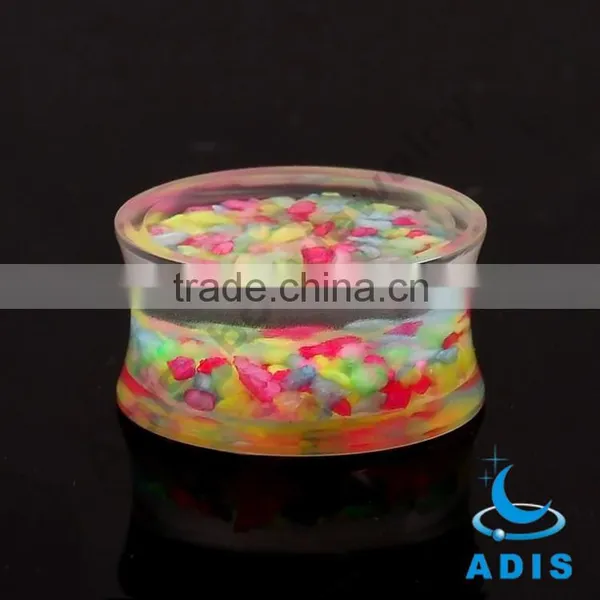 2016 Latest Body Piercing Jewelry Design Glass Ear Tunnel Flesh Tunnel for Women photo-3