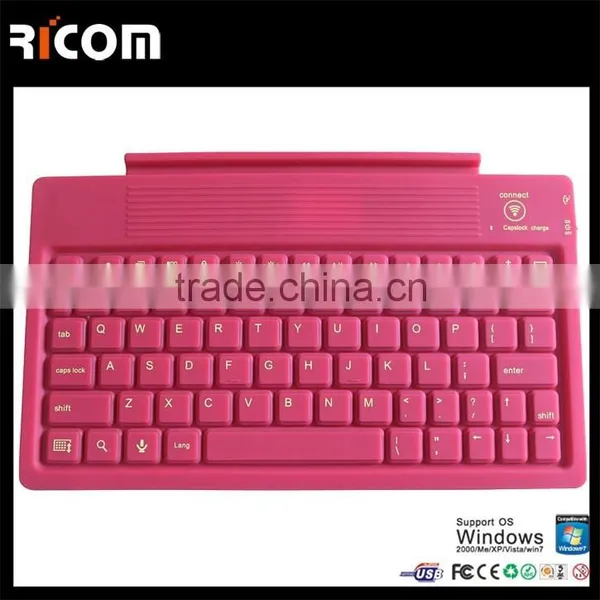 Waterproof Foldable 76 Keys Bluetooth Silicone Keyboard for Ipad and Tablet---SKB-211B--Shenzhen Ricom photo-4