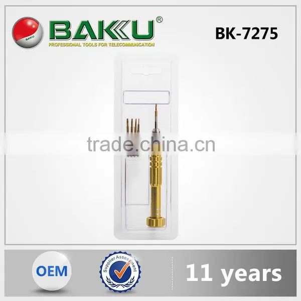 BAKU Mobile Phone Screwdriver Set With 5 Tips in 1 Interchangeable Screwdriver Set BK 7275 photo-2