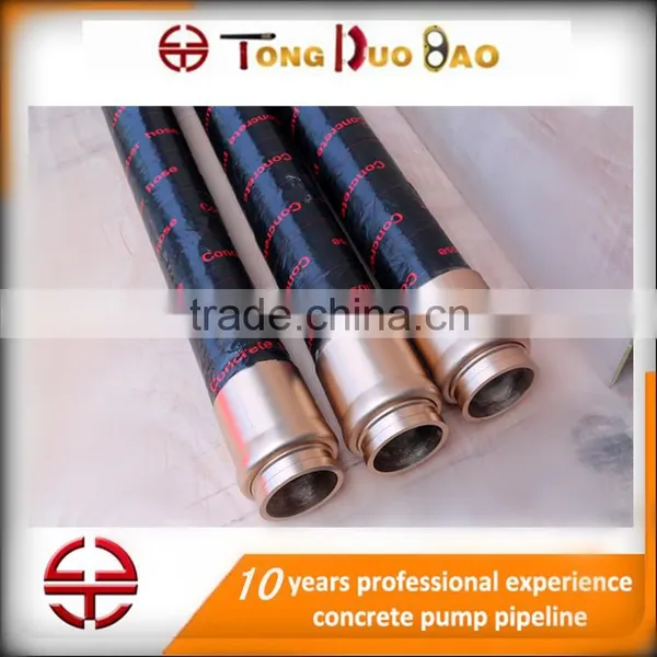 4 Layer Steel Wires Spiral Hose DN80mm Concrete Pump Rubber Hose