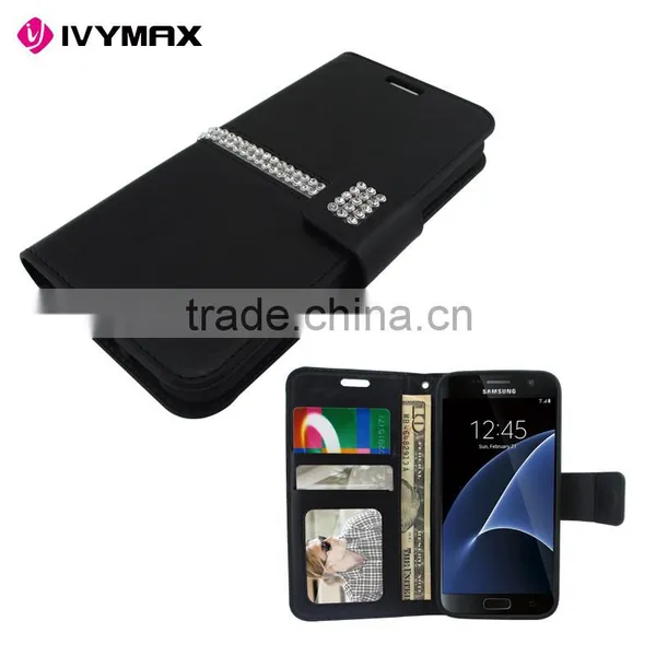 New Products 2016 Cellphone Case PU Leather Cover Case for Samsung Galaxy S7 photo-3