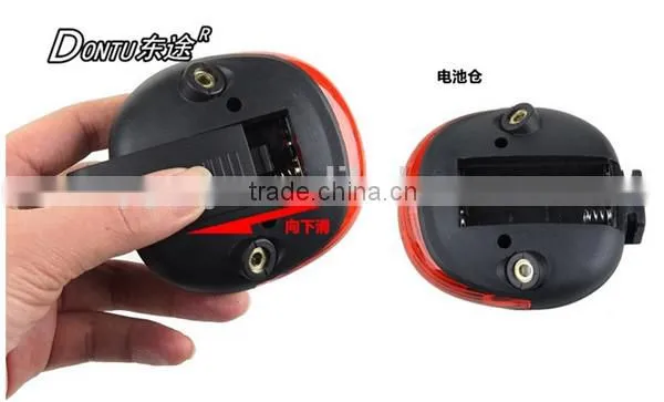 5 Led +2 Laser Tail Light Waterproof Cycling Safety Bicycle Rear Lamp Warning Bike Laser Tail Light photo-3