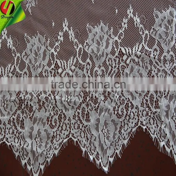 Floral Eyelash Lce Fabric Wide 1.5M for Grade Dress photo-2