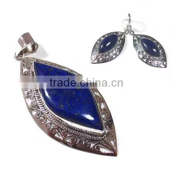 Lapis Lazuli Jewelry 925 Sterling Silver Jewelry Wholesale Authentic Gemstone Jewelry Wholesaler