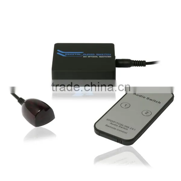 Toslink/Spdif Digital 2 Position Audio Selector Switch With IR Remote photo-5