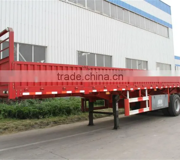 3 Axle 60t Side Wall / Fence Wall / Side Panel Semi Trailer photo-4