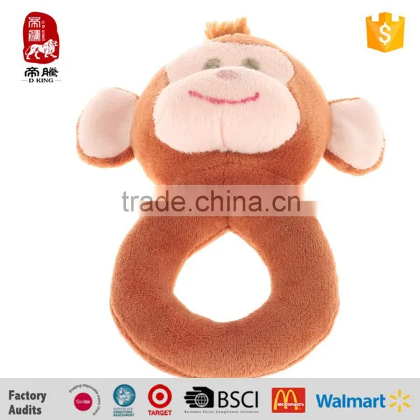 Hot Sale Handbell Baby Favorite Rattle Toy With Animal Shaped photo-2