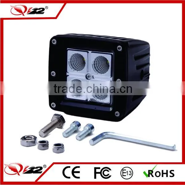 Waterproof 2015 New Products Car Auxiliary Lighting 15W/16W Square Spot/flood LED Work Light 12v 24v photo-4