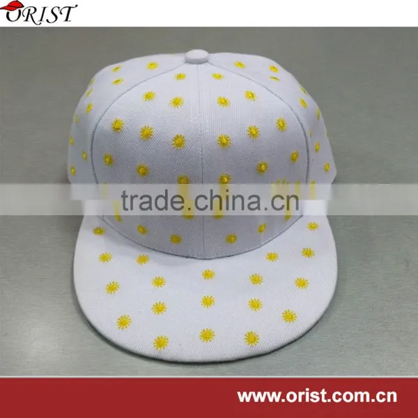 Custom Hip Tap Flat Caps With Embroidery Logo photo-2