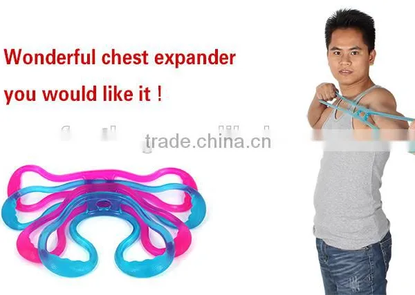 High Quality Fashion Design TPR Jelly Tube Chest Expander ,cheap Body Developer,Pulling Force Implement,spring Exercise photo-4