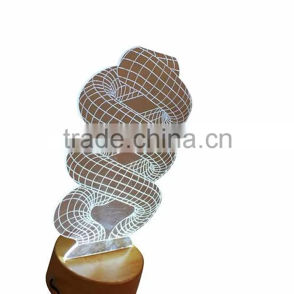 3D Night Light LED Lamp For Kids Bedroom Decoration photo-2