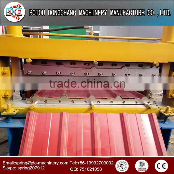 Trapezoid Roofing Sheet Roll Forming Machine photo-4