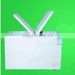 Double Open Door Double Temp Control BCD Series Large Chest Freezer Chest Refrigerator photo-2