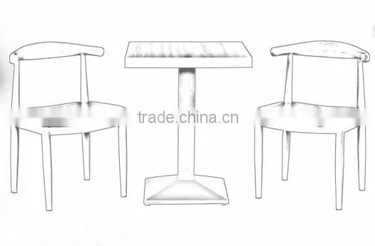 High Quality Rustic Art Deco Restaurant Furniture for Couples photo-2