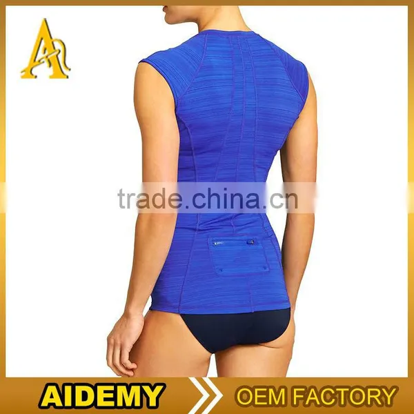 Gym Apparel Sports Run Wear Running Shirts Wholesale Breathable Women Fitness Yoga Shirt photo-6