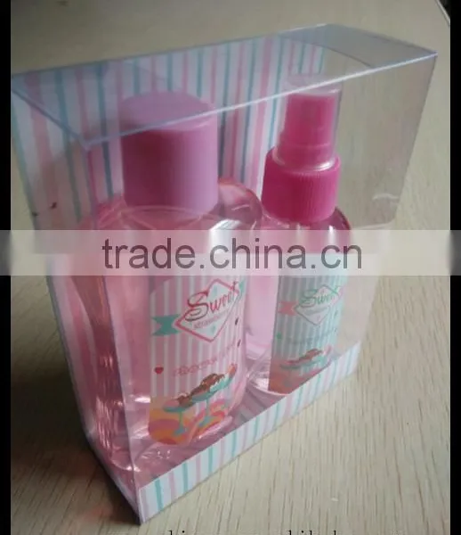 Sweet Strawberry 180ml Shower Gel, 120ml Body Spray Christmas Bath Gift Set photo-3