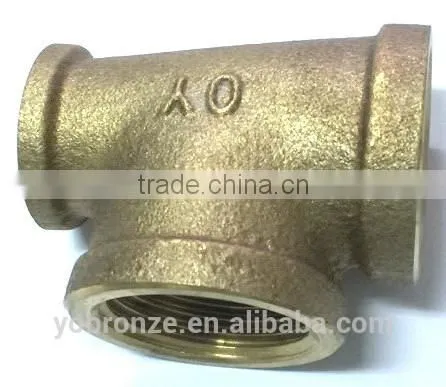 New Products Taiwan 1x3/4 Inch Pipe Brass Fittings Reducing Tee photo-5