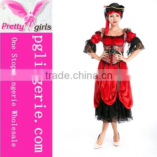New Design Deluxe Royal Red Queen Costume Fancy Dress Costumes photo-2