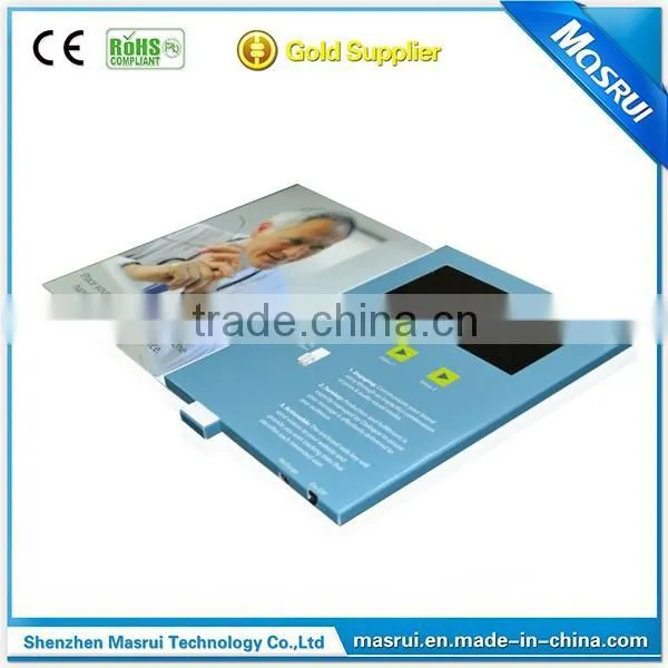 2015 New Style Video Webkey Card 5.0" Video Webkey / Video Greeting Card