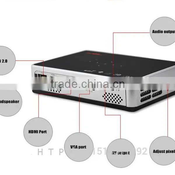 Native 1280*800 Full hd Smart Projector Icodis Cb-100 Mini Date Show Projector photo-3