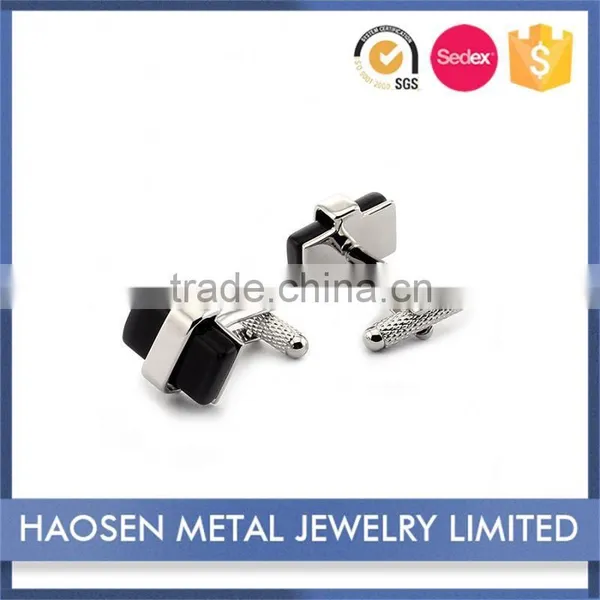 2016 Rhodium Cat Eye Stone Personalised Cufflinks For Men photo-4