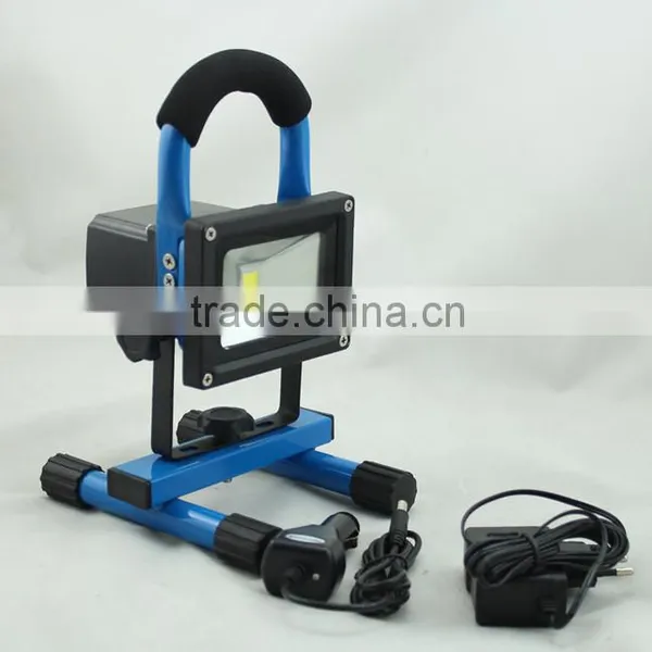 Long-time High Quality Led Rechargeable Floodlight 10W Emergency Led Light Led Rechargeable Floodlights photo-4