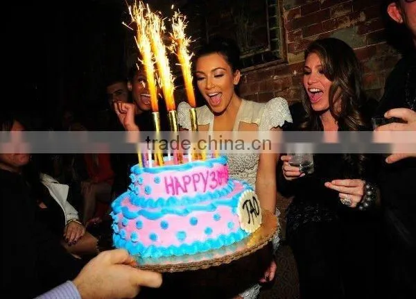 Wholesale 10th Birthday Candles - RED Party Cake Candles photo-4