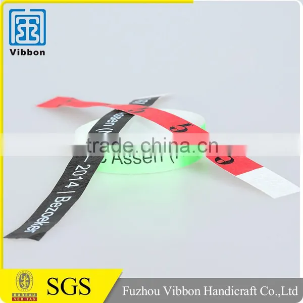 Multicolor Paper Wristband - Tyvek Wristbands
