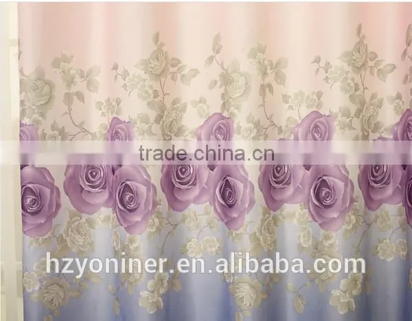 2015 Hot Sale Printed Designed No. 09 Window Curtains, Made- up Black Out Fabric in Home or Hotel photo-3