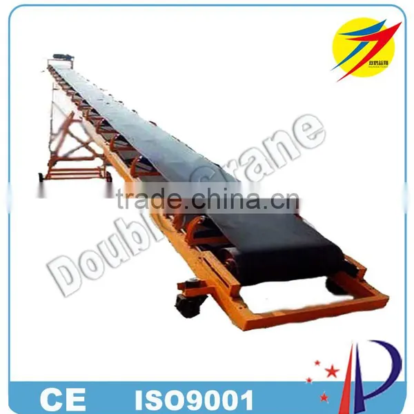 Inclined Portable Belt Conveyor for Agriculturer Conveying Cereal and Grain photo-2