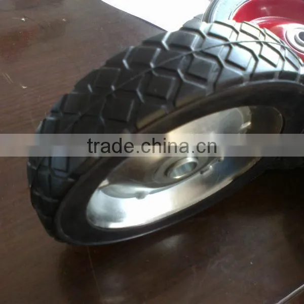 solid rubber wheel 7"x1.5 and solid wheel 7x1.5