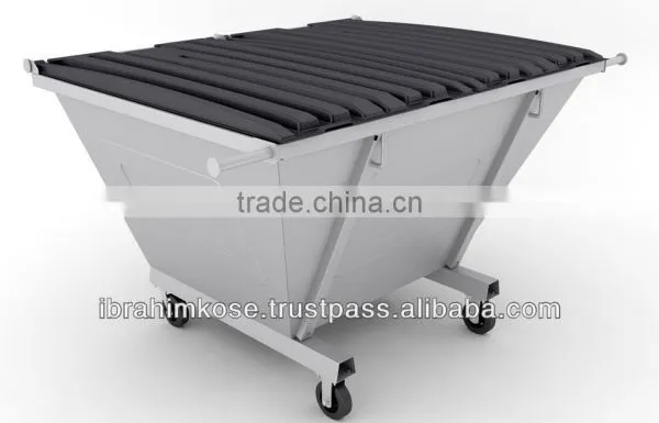 770lt Metal Waste Container Bin photo-3