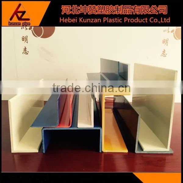 Customize Pvc Plastic Decorated Profile Plastic Corner Extrusion Profile U-shaped Pvc Plastic Profile