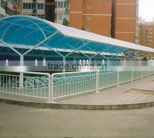 Fiberglass Sheet Carport Waterproof Plastic Transparent Roofing photo-2