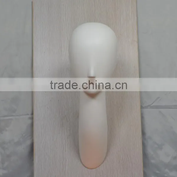 Matt White Wall Mounted Female Mannequin Head for Hat and Wig Shore Display photo-6